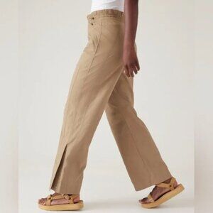 Athleta Khaki Relaxed Pants